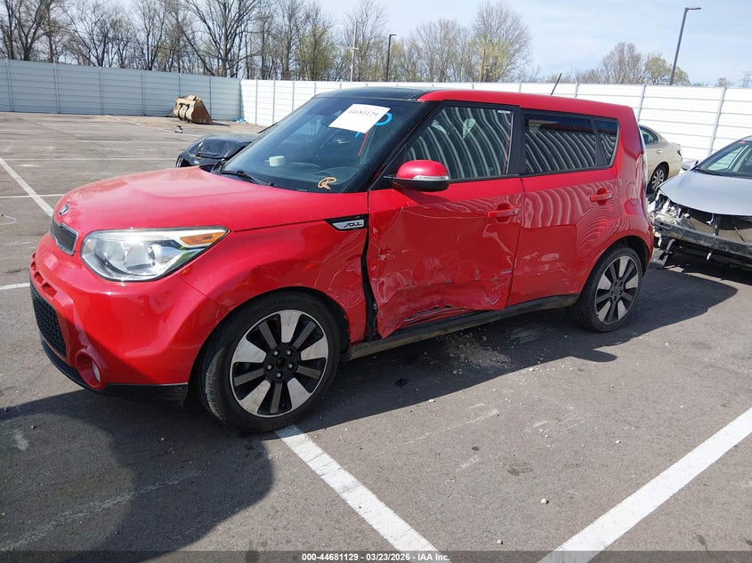 2015 Kia Soul VIN KNDJX3A57F7798931 IAAI salvage auction — LEFT SIDE, Wait Title, sold $1,250 on 2026-07-14 (photo 2)