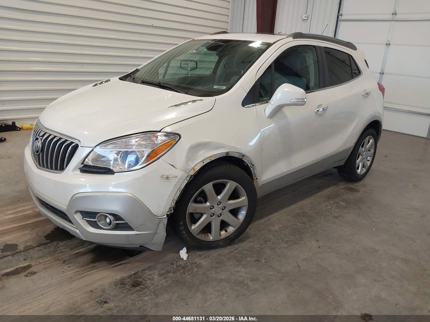2015 Buick Encore VIN KL4CJCSB8FB261703 IAAI salvage auction — FRONT & REAR, Salvage Title, sold $550 on 2026-07-29 (photo 2)