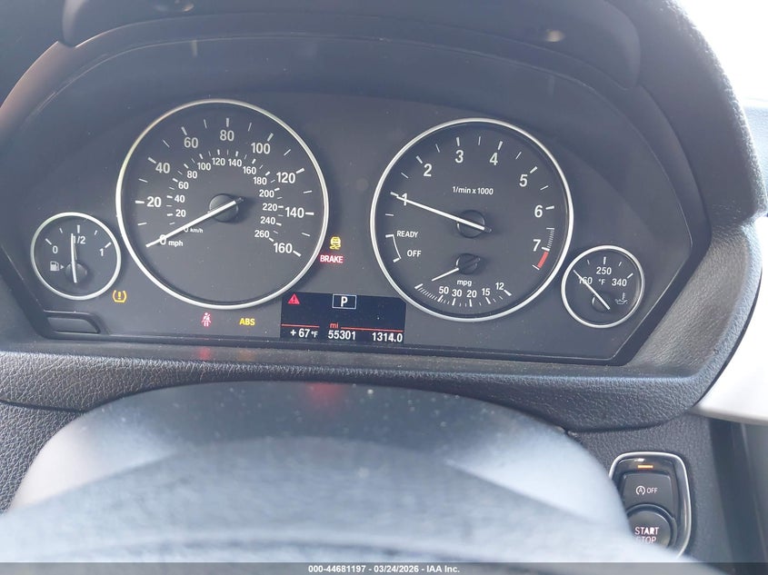 2014 BMW 3er VIN WBA3B1G52ENS79876 IAAI salvage auction — LEFT SIDE, Salvage Title, sold $2,200 on 2026-07-17 (photo 7)