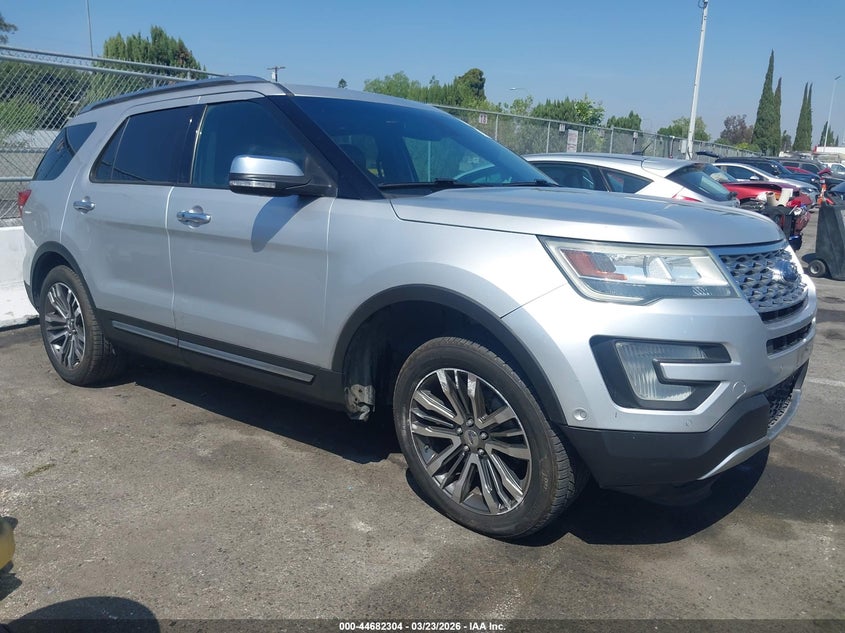 2016 Ford Explorer VIN 1FM5K8HT0GGB86827 IAAI salvage auction — LEFT REAR, Salvage (California), sold $3,350 on 2026-07-09 (photo 1)