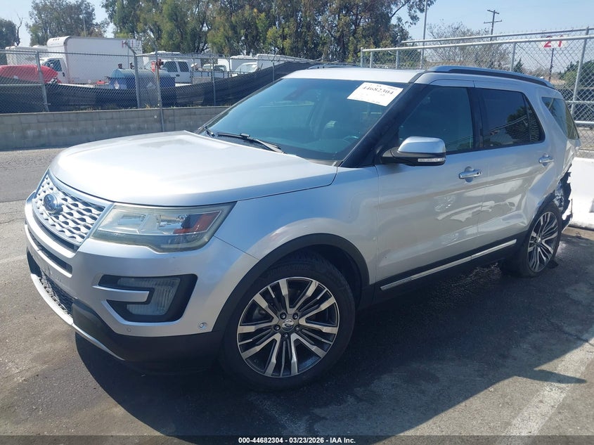 2016 Ford Explorer VIN 1FM5K8HT0GGB86827 IAAI salvage auction — LEFT REAR, Salvage (California), sold $3,350 on 2026-07-09 (photo 2)