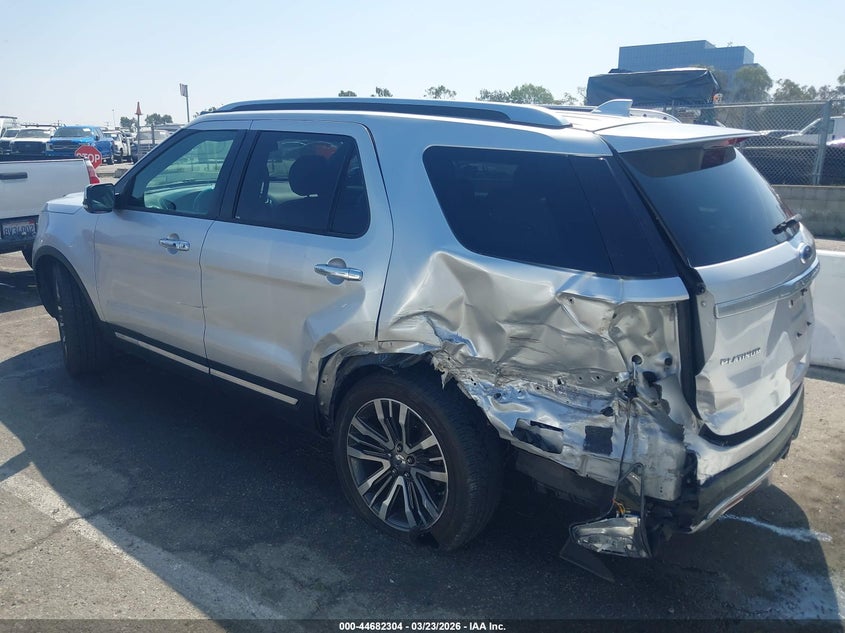 2016 Ford Explorer VIN 1FM5K8HT0GGB86827 IAAI salvage auction — LEFT REAR, Salvage (California), sold $3,350 on 2026-07-09 (photo 3)