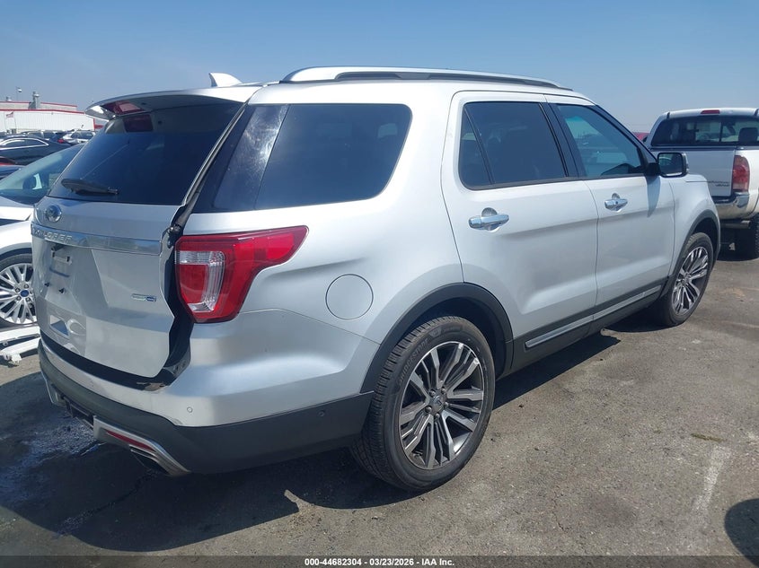 2016 Ford Explorer VIN 1FM5K8HT0GGB86827 IAAI salvage auction — LEFT REAR, Salvage (California), sold $3,350 on 2026-07-09 (photo 4)