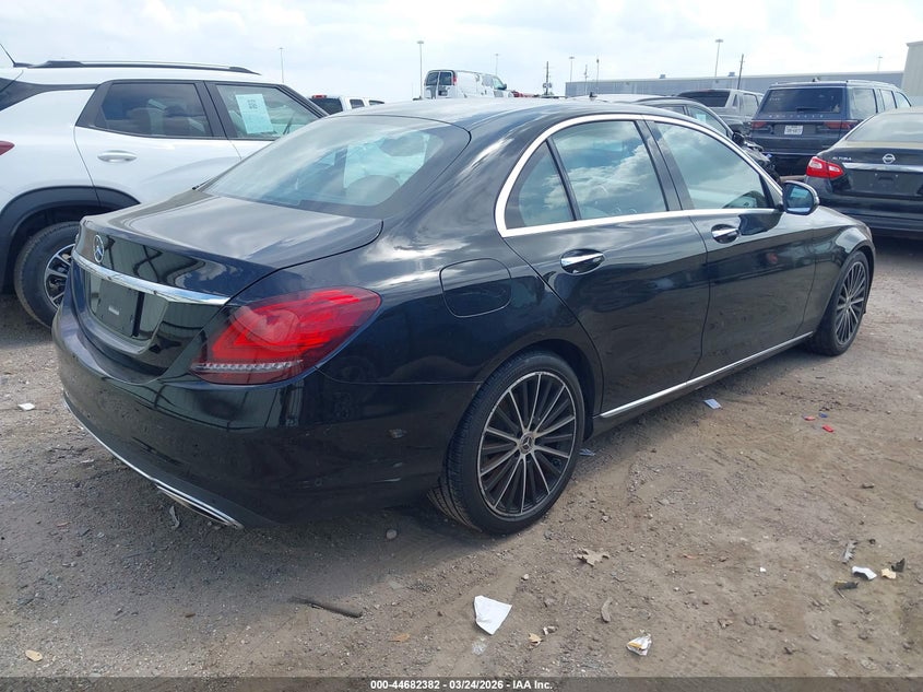 2021 Mercedes-benz C-klasse VIN W1KWF8DB2MR612114 IAAI salvage auction — FRONT END, Wait Title, sold $7,400 on 2026-07-09 (photo 4)