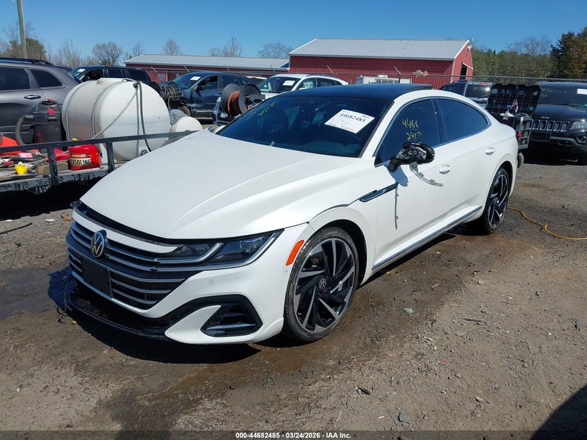 2023 Volkswagen Arteon VIN WVWTR7ANXPE004012 IAAI salvage auction — RIGHT FRONT, Wait Title, sold $7,500 on 2026-08-02 (photo 2)