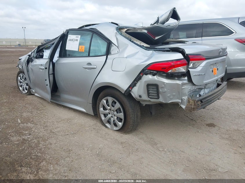 2025 Toyota Corolla VIN 5YFB4MDE3SP279768 IAAI salvage auction — ROLLOVER, Certificate Of Destruction (Florida), sold $1,200 on 2026-07-13 (photo 3)