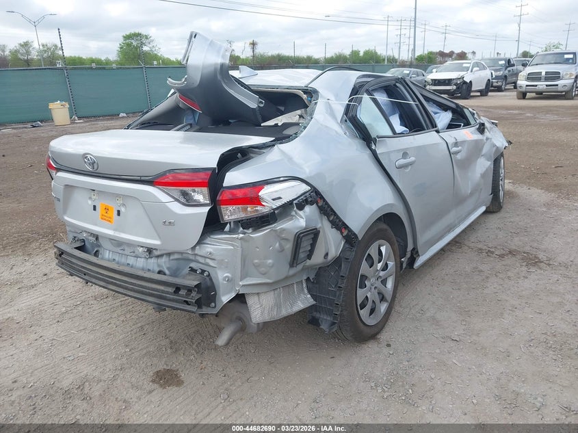 2025 Toyota Corolla VIN 5YFB4MDE3SP279768 IAAI salvage auction — ROLLOVER, Certificate Of Destruction (Florida), sold $1,200 on 2026-07-13 (photo 4)