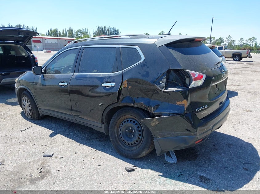 2015 Nissan Rogue VIN KNMAT2MT5FP532159 IAAI salvage auction — LEFT REAR, Wait Title, sold $800 on 2026-07-06 (photo 6)