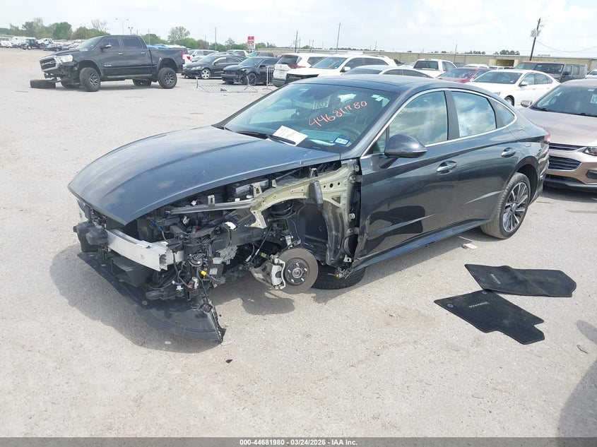 2023 Hyundai Sonata VIN KMHL34J23PA331117 IAAI salvage auction — FRONT END, Salvage (Texas), sold $8,500 on 2026-07-22 (photo 2)