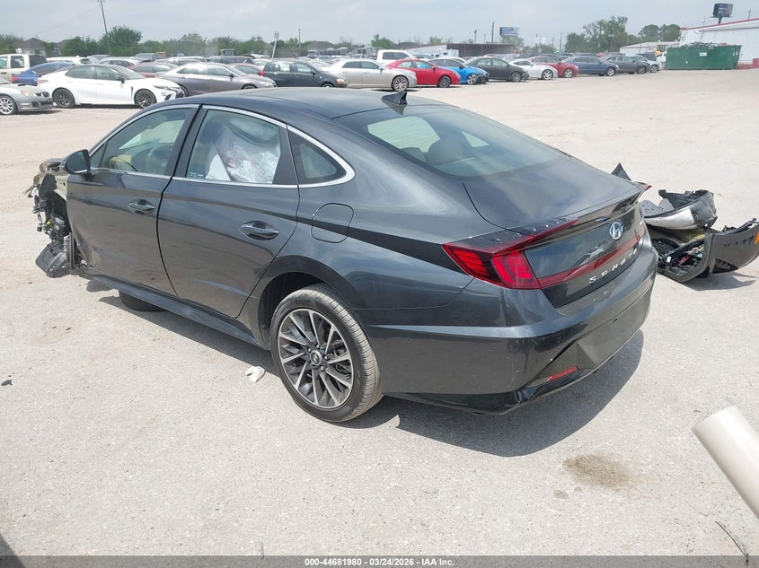 2023 Hyundai Sonata VIN KMHL34J23PA331117 IAAI salvage auction — FRONT END, Salvage (Texas), sold $8,500 on 2026-07-22 (photo 3)