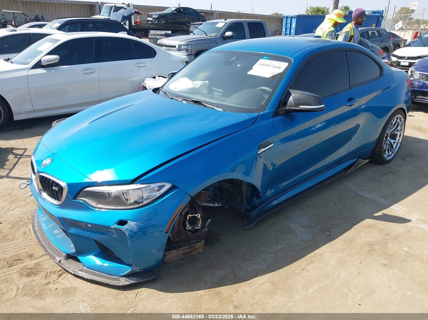 2016 BMW M2 VIN WBS1H9C56GV351915 IAAI salvage auction — LEFT FRONT, Salvage (California), sold $10,750 on 2026-07-22 (photo 2)