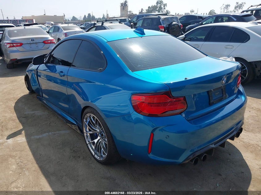 2016 BMW M2 VIN WBS1H9C56GV351915 IAAI salvage auction — LEFT FRONT, Salvage (California), sold $10,750 on 2026-07-22 (photo 3)