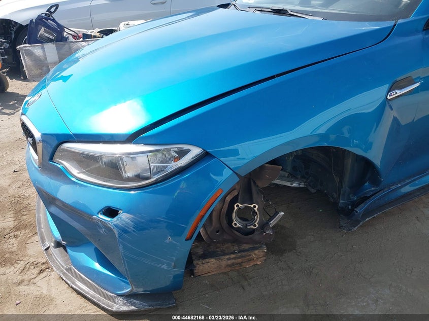 2016 BMW M2 VIN WBS1H9C56GV351915 IAAI salvage auction — LEFT FRONT, Salvage (California), sold $10,750 on 2026-07-22 (photo 6)