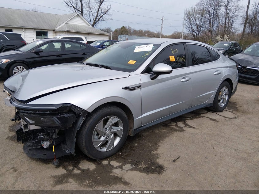 2025 Hyundai Sonata VIN KMHL24JAXSA438670 IAAI salvage auction — FRONT END, Salvage - Greater Than 75% (Maryland), sold $6,650 on 2026-07-08 (photo 2)