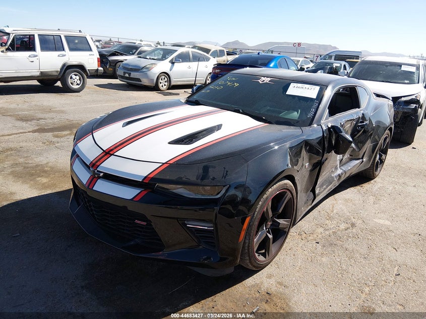 2016 Chevrolet Camaro VIN 1G1FH1R75G0136670 IAAI salvage auction — SIDE, Salvage (New Mexico), sold $9,600 on 2026-08-01 (photo 2)