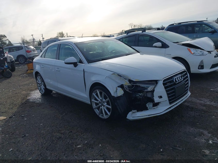 2015 Audi A3 VIN WAUEFGFF7F1121150 IAAI salvage auction — RIGHT FRONT, Clear (Virginia), sold $1,500 on 2026-07-28 (photo 1)