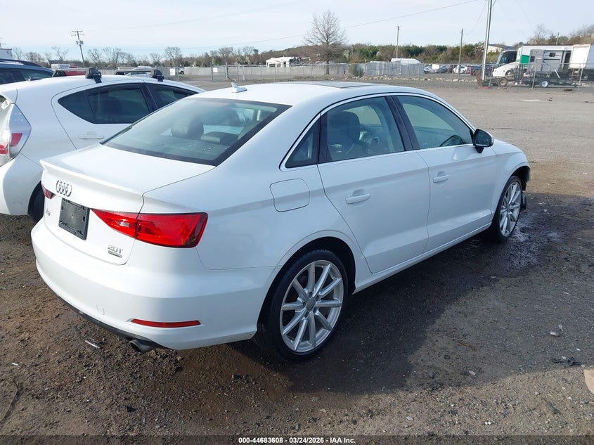 2015 Audi A3 VIN WAUEFGFF7F1121150 IAAI salvage auction — RIGHT FRONT, Clear (Virginia), sold $1,500 on 2026-07-28 (photo 4)