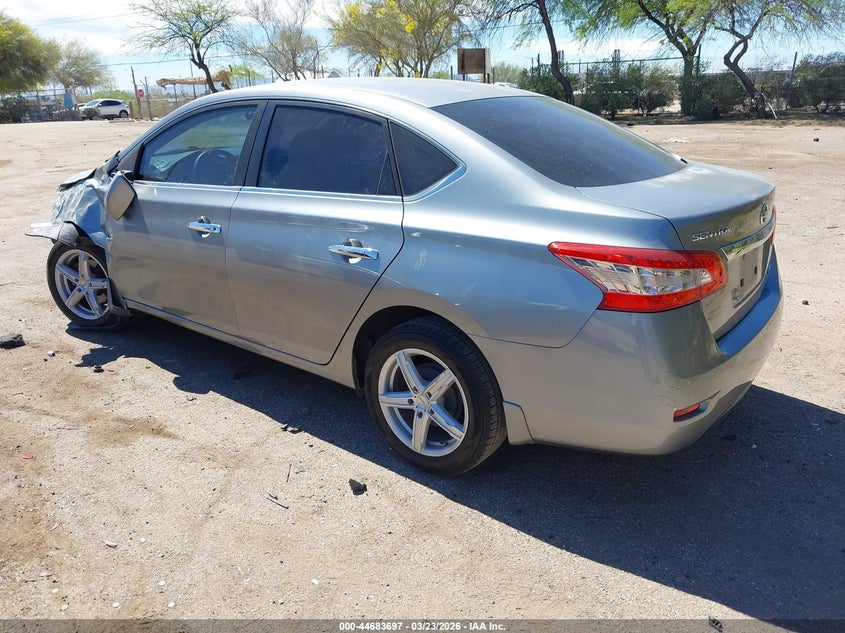 2014 Nissan Sentra VIN 3N1AB7AP7EY267400 IAAI salvage auction — LEFT FRONT, Salvage (Arizona), sold $750 on 2026-07-09 (photo 3)