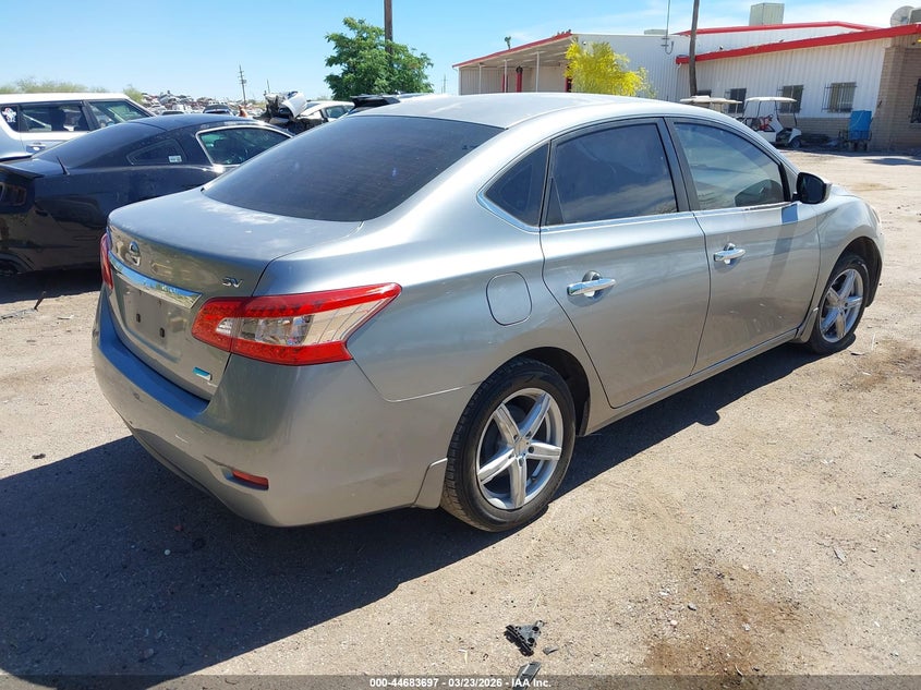 2014 Nissan Sentra VIN 3N1AB7AP7EY267400 IAAI salvage auction — LEFT FRONT, Salvage (Arizona), sold $750 on 2026-07-09 (photo 4)
