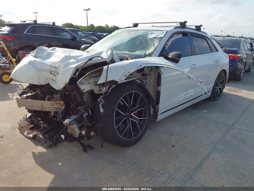 2020 Audi Sq8 VIN WA1CWBF16LD022941 IAAI salvage auction — FRONT & REAR, Wait Title, sold $7,400 on 2026-07-08 (photo 2)