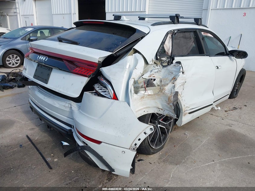 2020 Audi Sq8 VIN WA1CWBF16LD022941 IAAI salvage auction — FRONT & REAR, Wait Title, sold $7,400 on 2026-07-08 (photo 4)