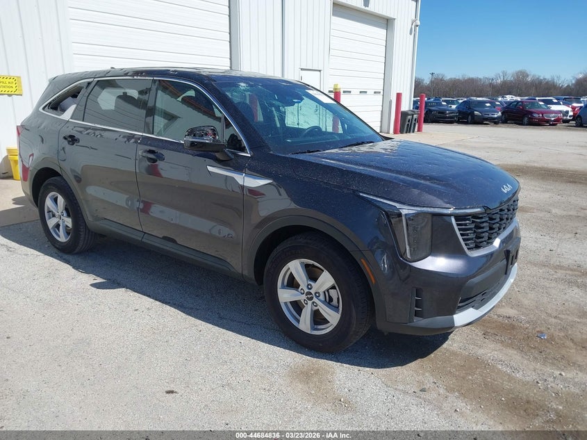 2026 Kia Sorento VIN 5XYRG4JC5TG436683 IAAI salvage auction — HAIL, Salvage (Illinois), sold $12,275 on 2026-07-14 (photo 1)