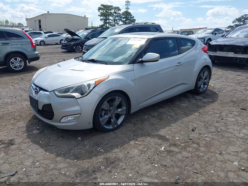 2015 Hyundai Veloster VIN KMHTC6AD9FU240251 IAAI salvage auction — RIGHT FRONT, Salvage (Georgia), sold $1,250 on 2026-07-22 (photo 2)