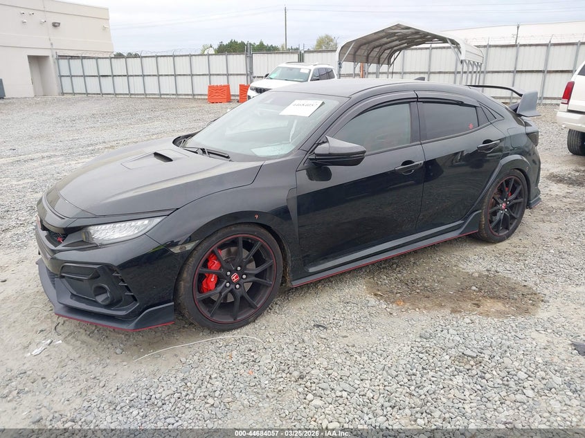 2021 Honda Civic type r VIN SHHFK8G76MU202417 IAAI salvage auction — RIGHT FRONT, Wait Title, sold $15,500 on 2026-07-09 (photo 2)
