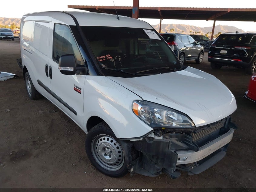 2020 Ram Promaster city VIN ZFBHRFAB3L6S43592 IAAI salvage auction — FRONT END, Wait Title, sold $4,750 on 2026-07-14 (photo 1)