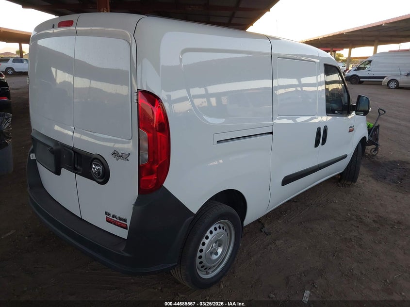 2020 Ram Promaster city VIN ZFBHRFAB3L6S43592 IAAI salvage auction — FRONT END, Wait Title, sold $4,750 on 2026-07-14 (photo 4)