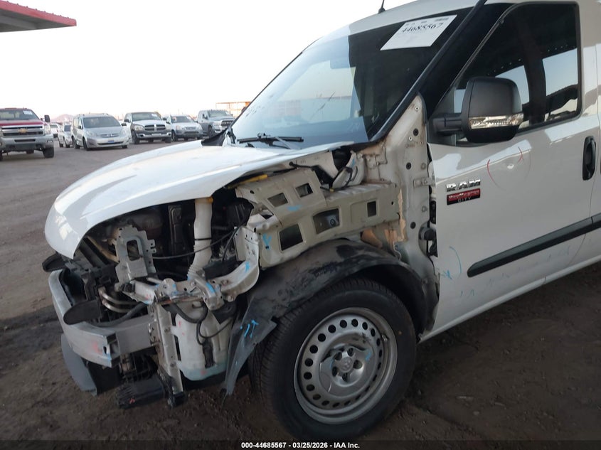 2020 Ram Promaster city VIN ZFBHRFAB3L6S43592 IAAI salvage auction — FRONT END, Wait Title, sold $4,750 on 2026-07-14 (photo 6)