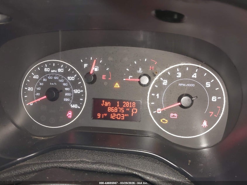 2020 Ram Promaster city VIN ZFBHRFAB3L6S43592 IAAI salvage auction — FRONT END, Wait Title, sold $4,750 on 2026-07-14 (photo 7)