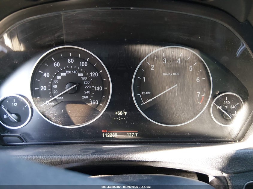 2013 BMW 3er VIN WBA3B9G57DNR89837 IAAI salvage auction — FRONT END, Salvage (Colorado), sold $775 on 2026-07-07 (photo 7)