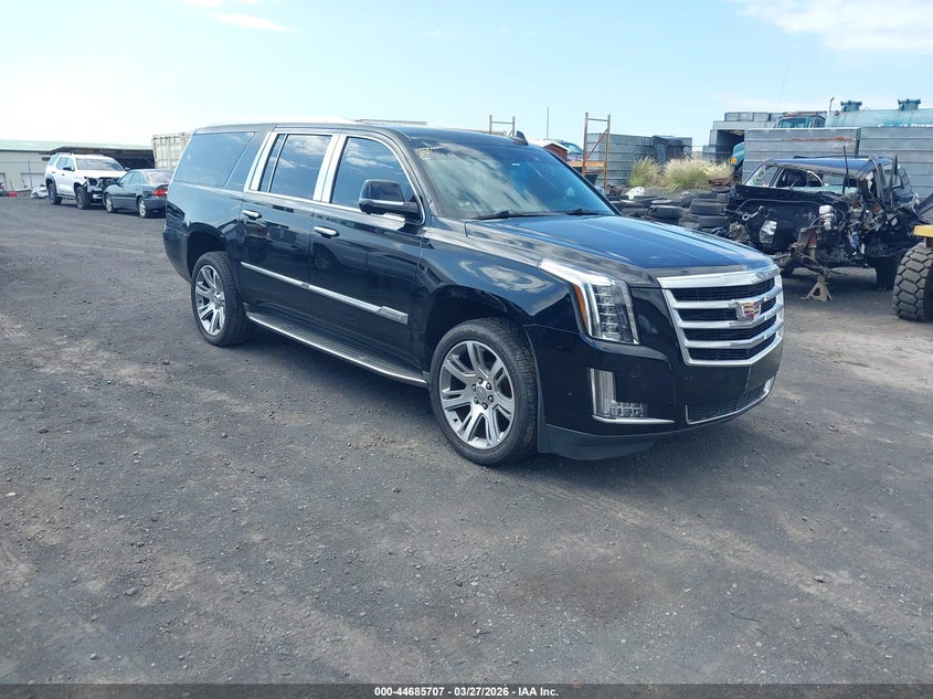 2017 Cadillac Escalade VIN 1GYS3GKJ6HR160299 IAAI salvage auction — WATER/FLOOD, Bill Of Sale (Hawaii), sold $2,150 on 2026-07-21 (photo 1)