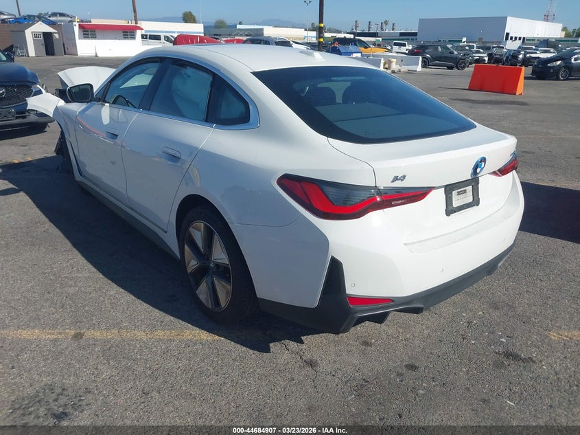 2023 BMW I4 VIN WBY73AW00PFR12409 IAAI salvage auction — LEFT FRONT, Wait Title, sold $8,600 on 2026-07-13 (photo 3)