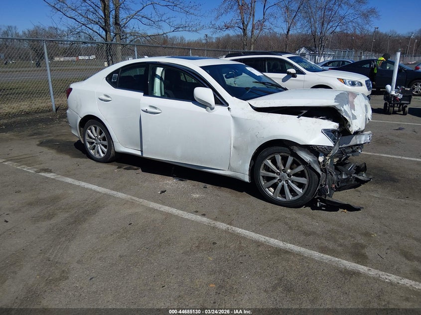 2007 Lexus Is VIN JTHCK262X72019664 IAAI salvage auction — FRONT END, Salvage (New Jersey), sold $425 on 2026-07-13 (photo 1)