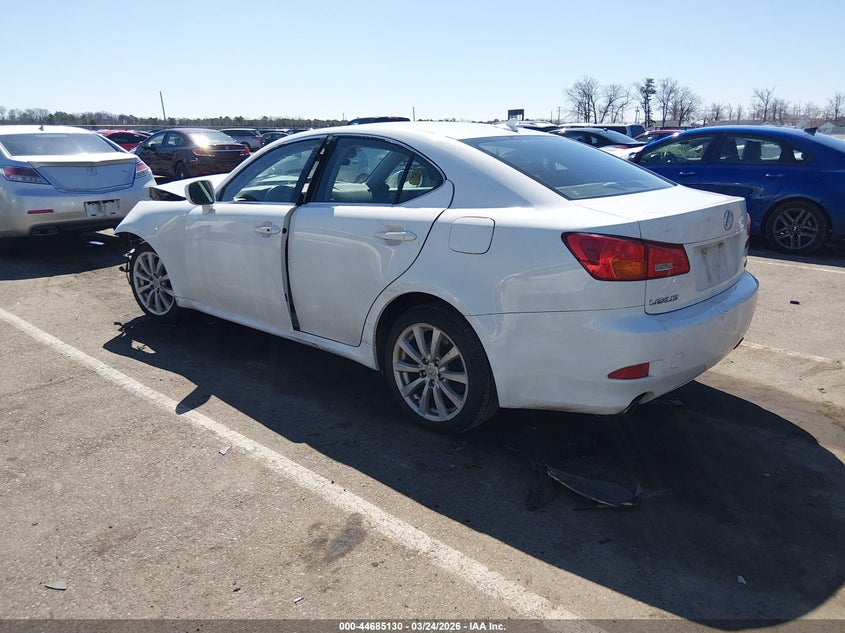 2007 Lexus Is VIN JTHCK262X72019664 IAAI salvage auction — FRONT END, Salvage (New Jersey), sold $425 on 2026-07-13 (photo 3)