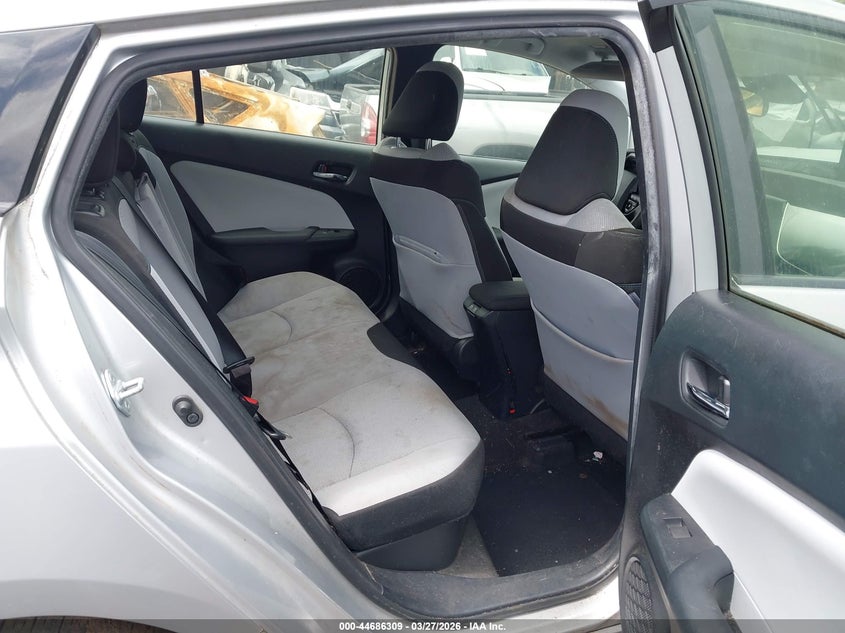 2021 Toyota Prius VIN JTDKAMFU2M3134617 IAAI salvage auction — FRONT & REAR, Wait Title, sold $25 on 2026-07-21 (photo 8)