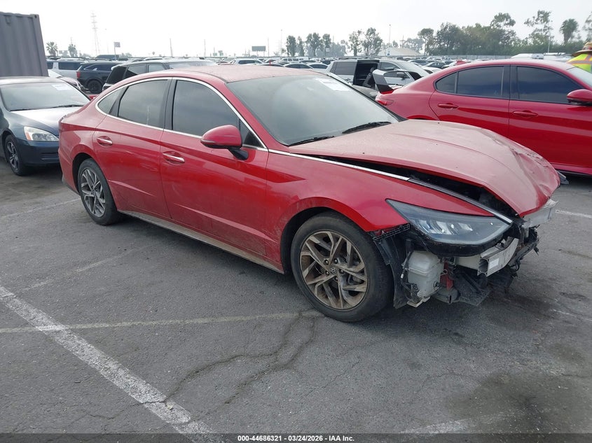 2020 Hyundai Sonata VIN 5NPEF4JA0LH034708 IAAI salvage auction — FRONT END, Wait Title, sold $4,600 on 2026-07-23 (photo 1)