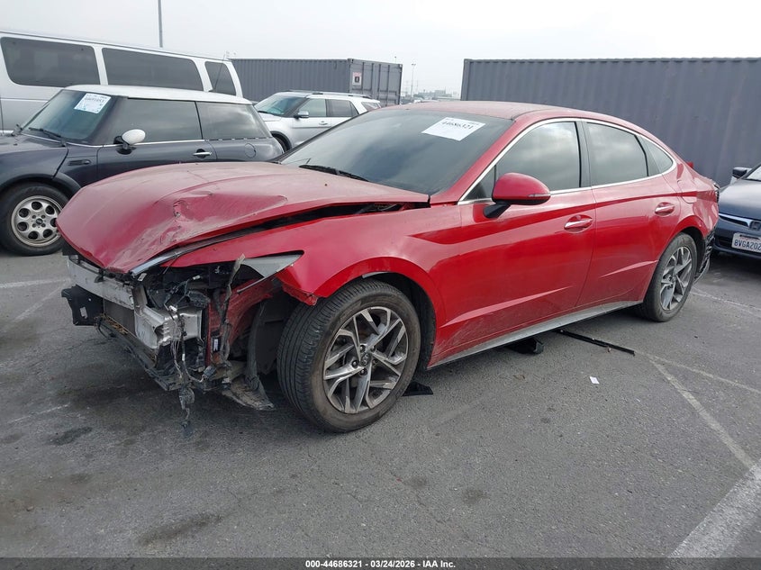 2020 Hyundai Sonata VIN 5NPEF4JA0LH034708 IAAI salvage auction — FRONT END, Wait Title, sold $4,600 on 2026-07-23 (photo 2)