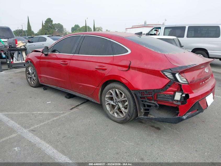 2020 Hyundai Sonata VIN 5NPEF4JA0LH034708 IAAI salvage auction — FRONT END, Wait Title, sold $4,600 on 2026-07-23 (photo 3)