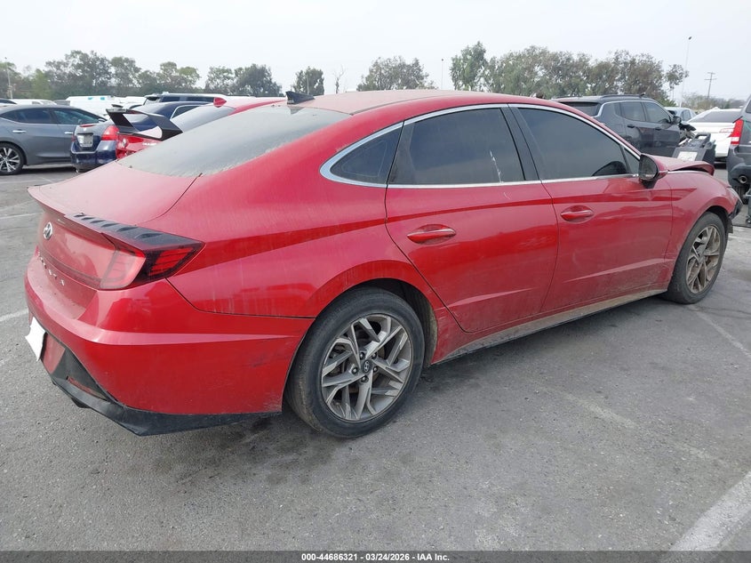 2020 Hyundai Sonata VIN 5NPEF4JA0LH034708 IAAI salvage auction — FRONT END, Wait Title, sold $4,600 on 2026-07-23 (photo 4)