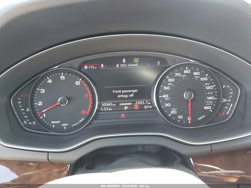 2020 Audi Q5 VIN WA1ANAFYXL2085084 IAAI salvage auction — RIGHT FRONT, Wait Title, sold $9,000 on 2026-07-29 (photo 7)