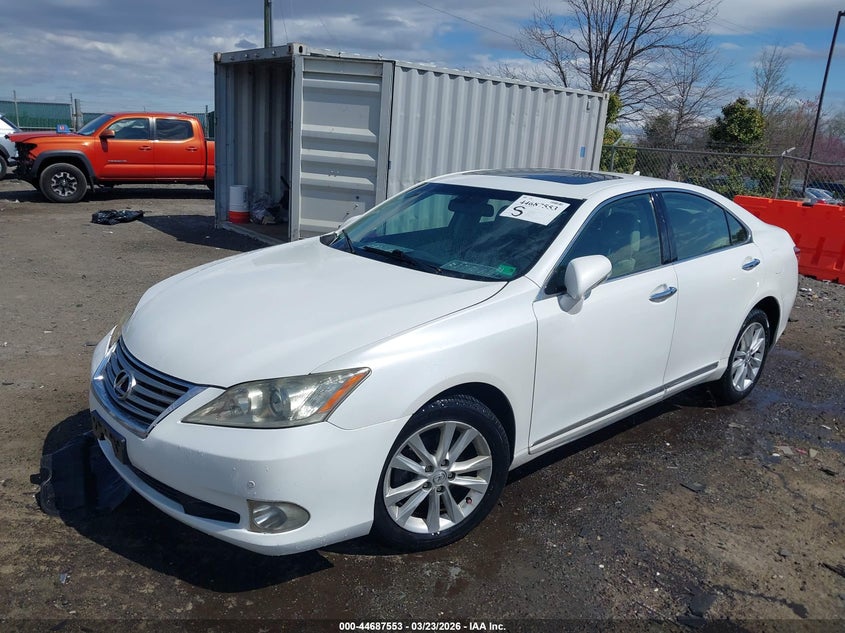 2012 Lexus ES VIN JTHBK1EG6C2473200 IAAI salvage auction — RIGHT FRONT, Wait Title, sold $850 on 2026-07-27 (photo 2)
