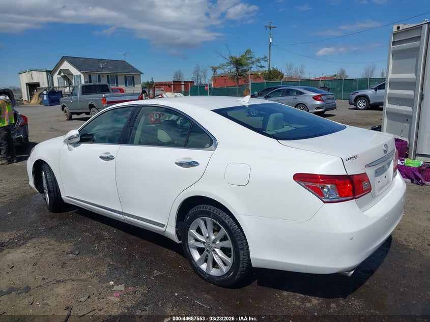 2012 Lexus ES VIN JTHBK1EG6C2473200 IAAI salvage auction — RIGHT FRONT, Wait Title, sold $850 on 2026-07-27 (photo 3)