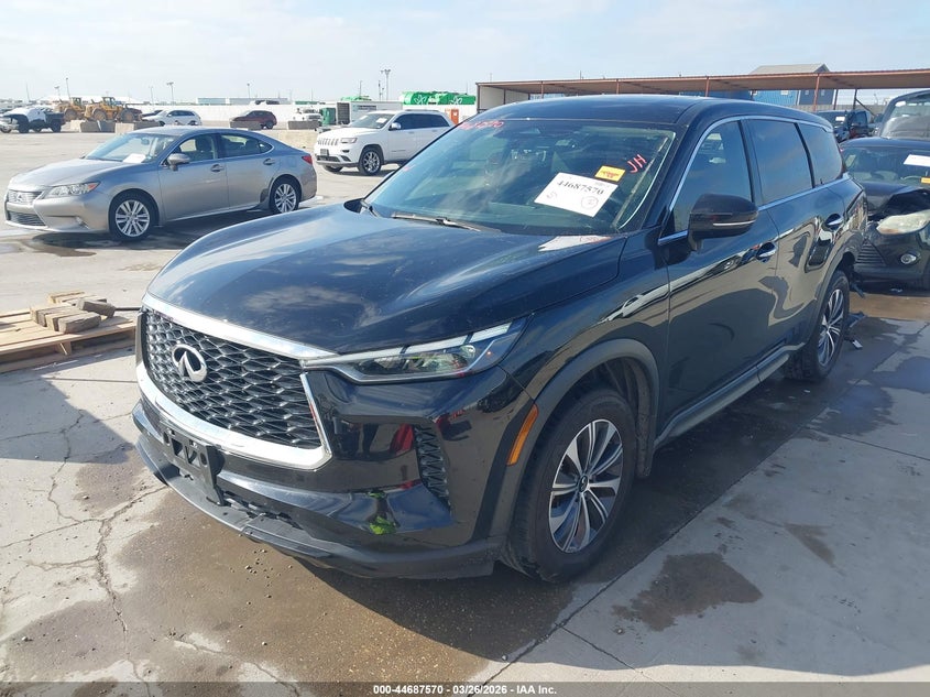 2023 Infiniti Qx60 VIN 5N1DL1ER0PC369922 IAAI salvage auction — REAR END, Original (Texas), sold $11,800 on 2026-07-17 (photo 2)