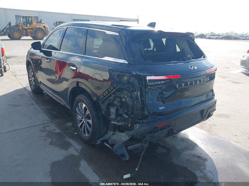 2023 Infiniti Qx60 VIN 5N1DL1ER0PC369922 IAAI salvage auction — REAR END, Original (Texas), sold $11,800 on 2026-07-17 (photo 3)