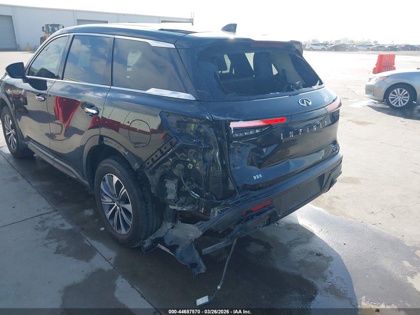 2023 Infiniti Qx60 VIN 5N1DL1ER0PC369922 IAAI salvage auction — REAR END, Original (Texas), sold $11,800 on 2026-07-17 (photo 6)