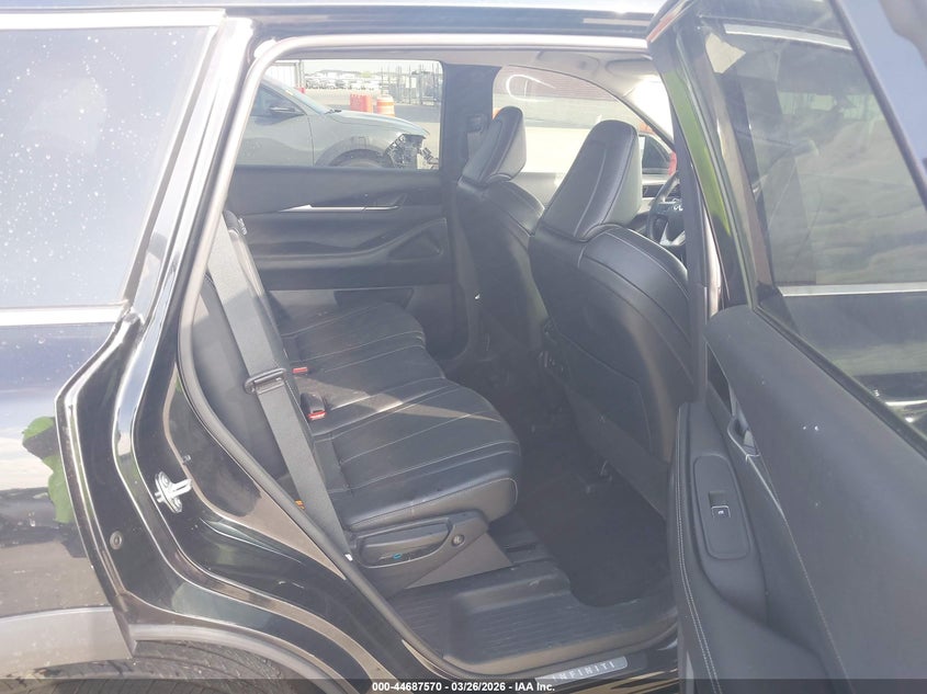 2023 Infiniti Qx60 VIN 5N1DL1ER0PC369922 IAAI salvage auction — REAR END, Original (Texas), sold $11,800 on 2026-07-17 (photo 8)