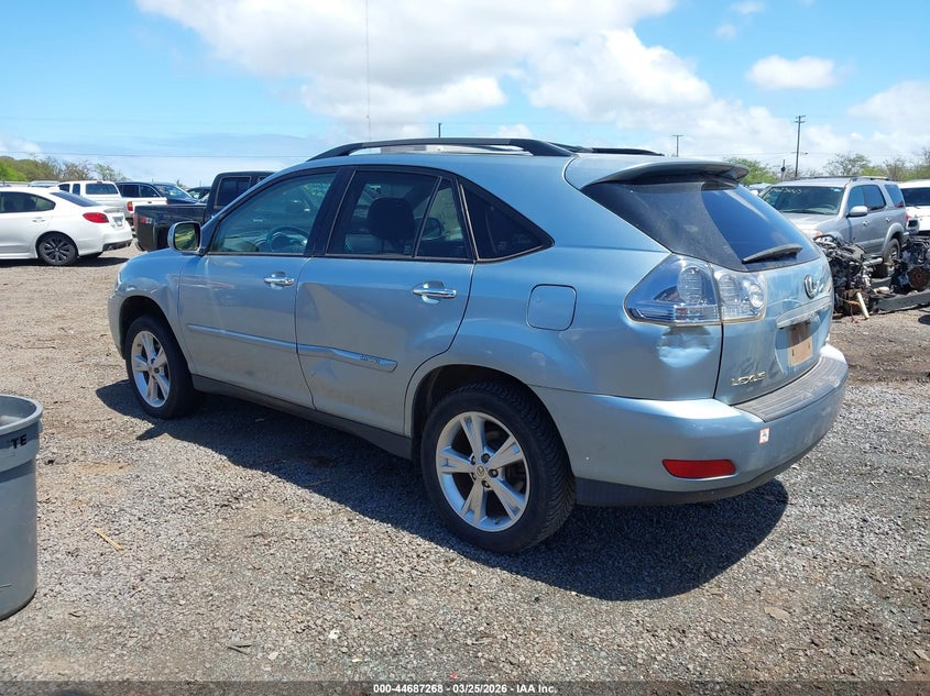2008 Lexus Rx VIN JTJGW31U082006152 IAAI salvage auction — FRESH WATER, Salvage (Hawaii), sold $125 on 2026-07-28 (photo 3)
